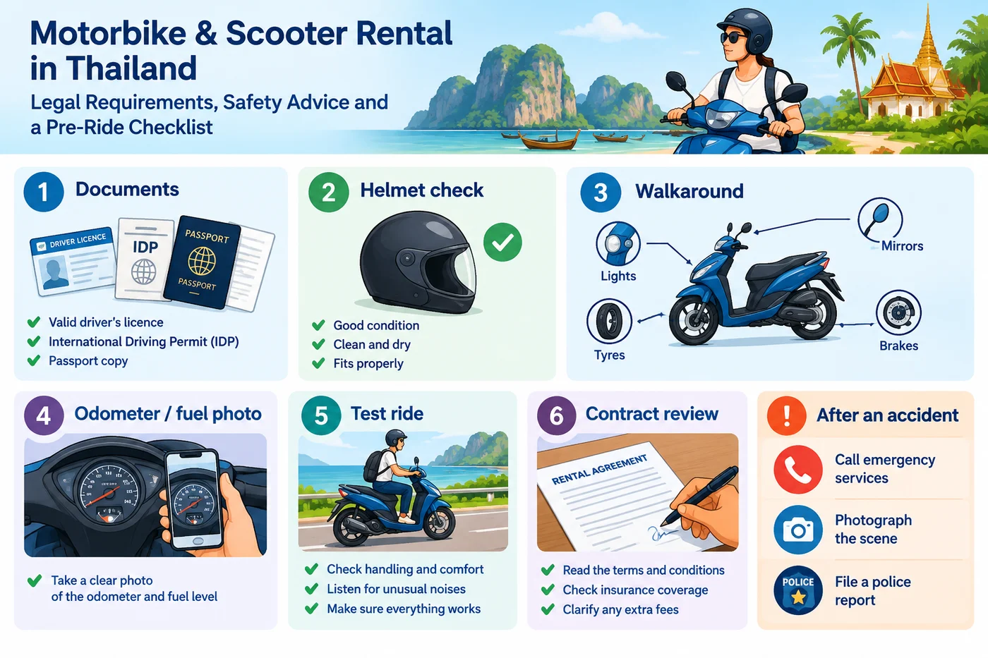 motorbike rental Thailand