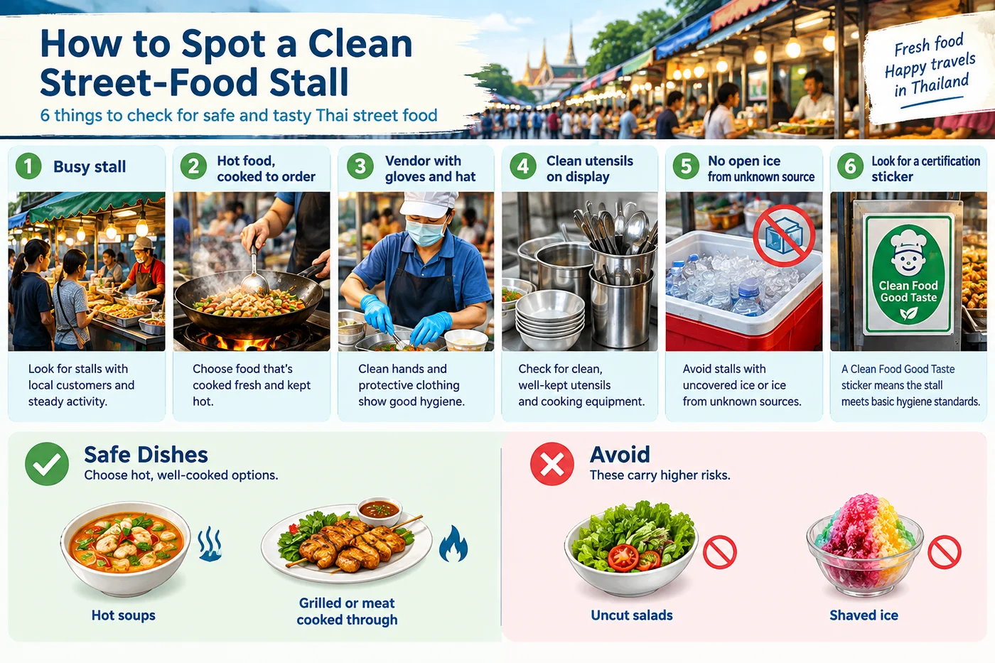 Thailand street food safety