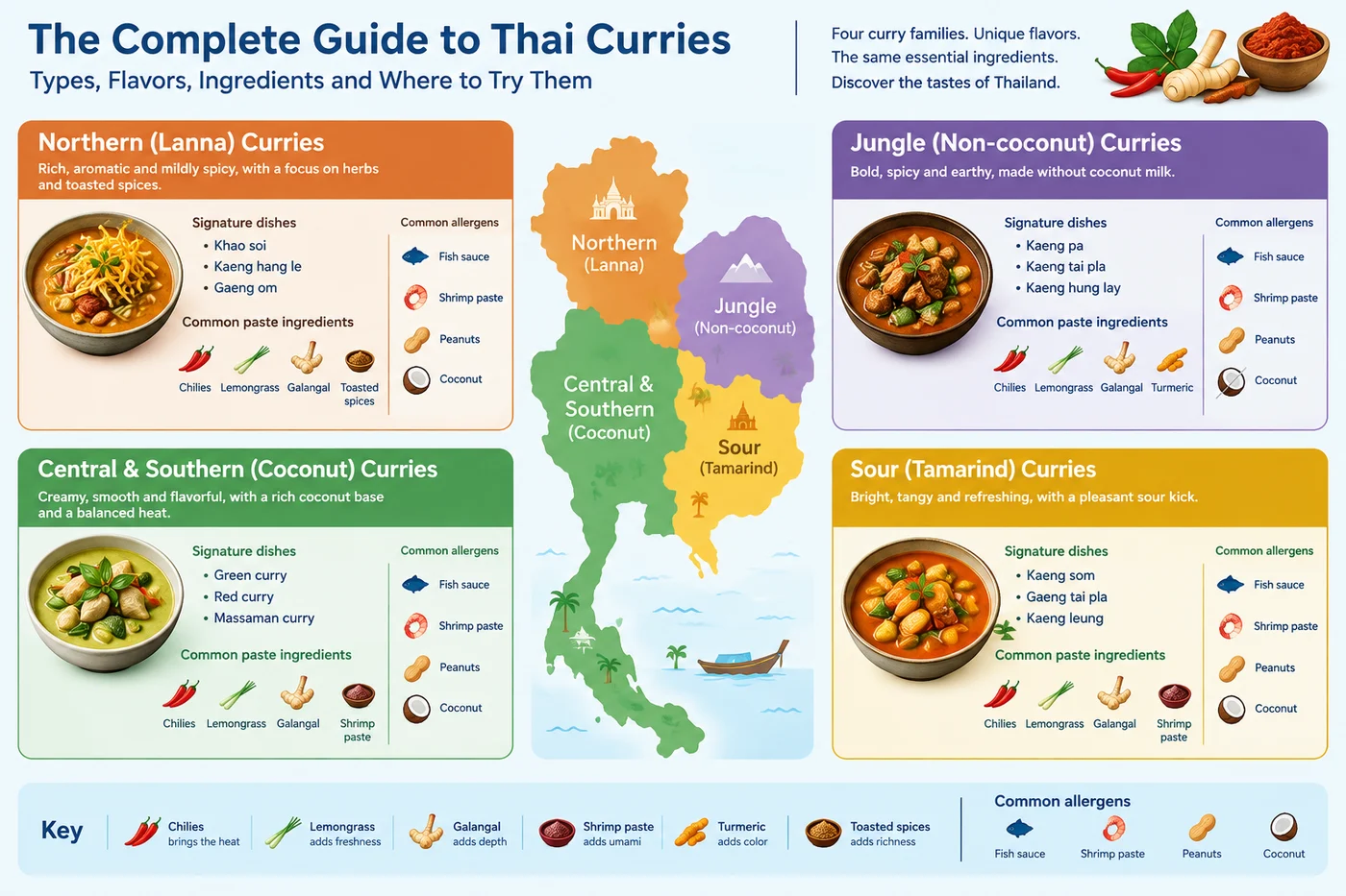 types of Thai curry