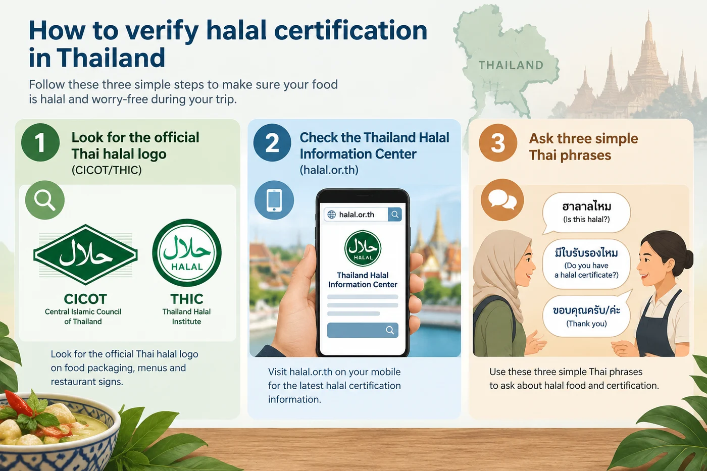 halal food in Thailand