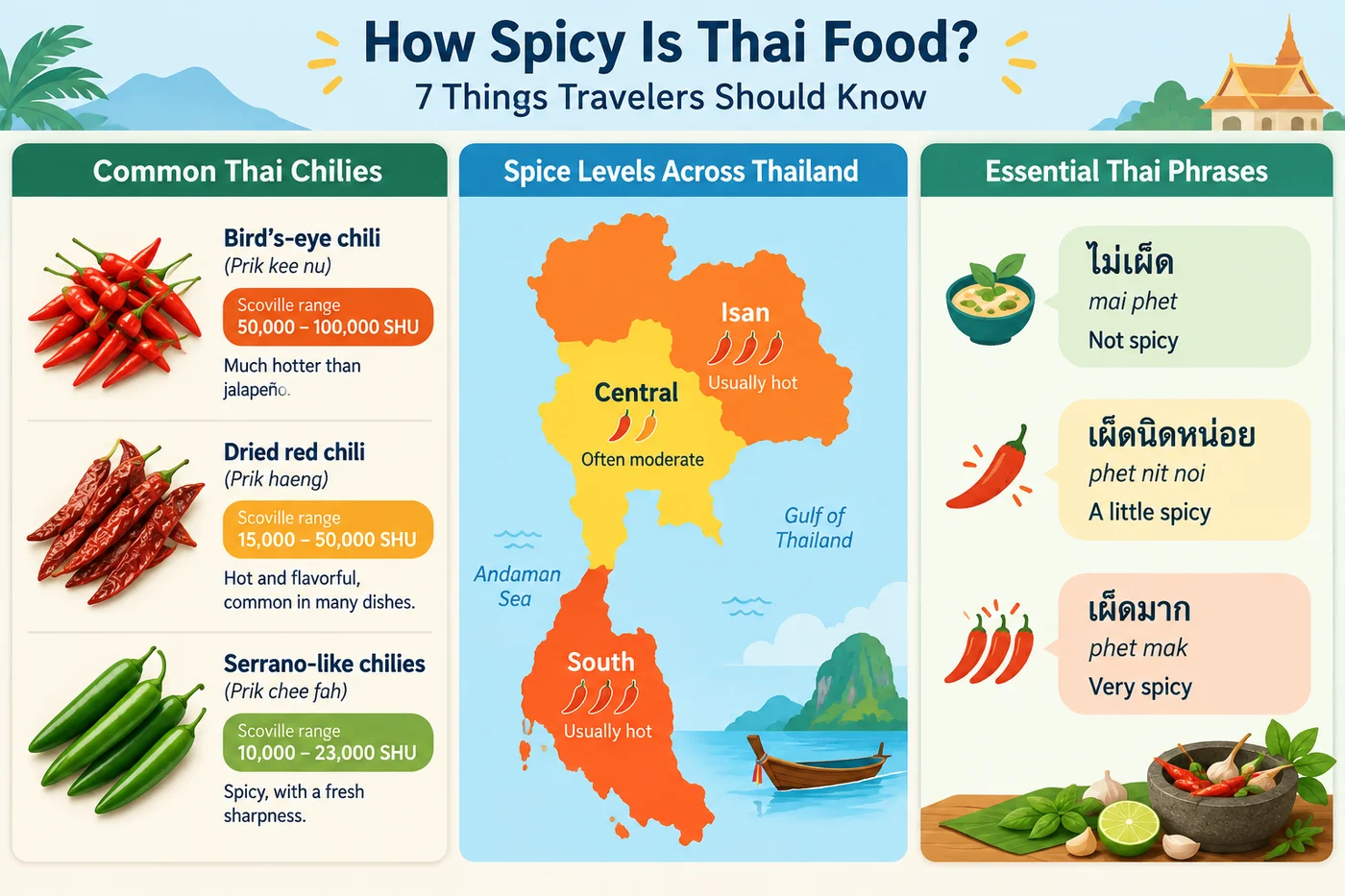 how spicy is Thai food