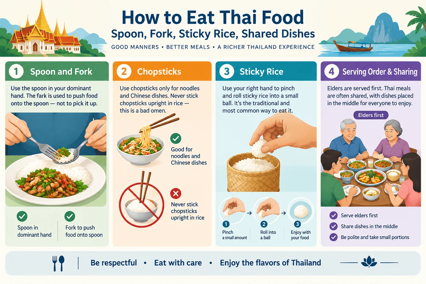 Thai dining etiquette