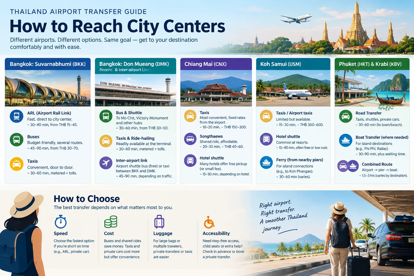 Thailand airport transfer guide