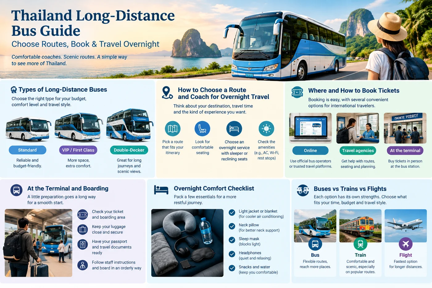 Thailand bus travel