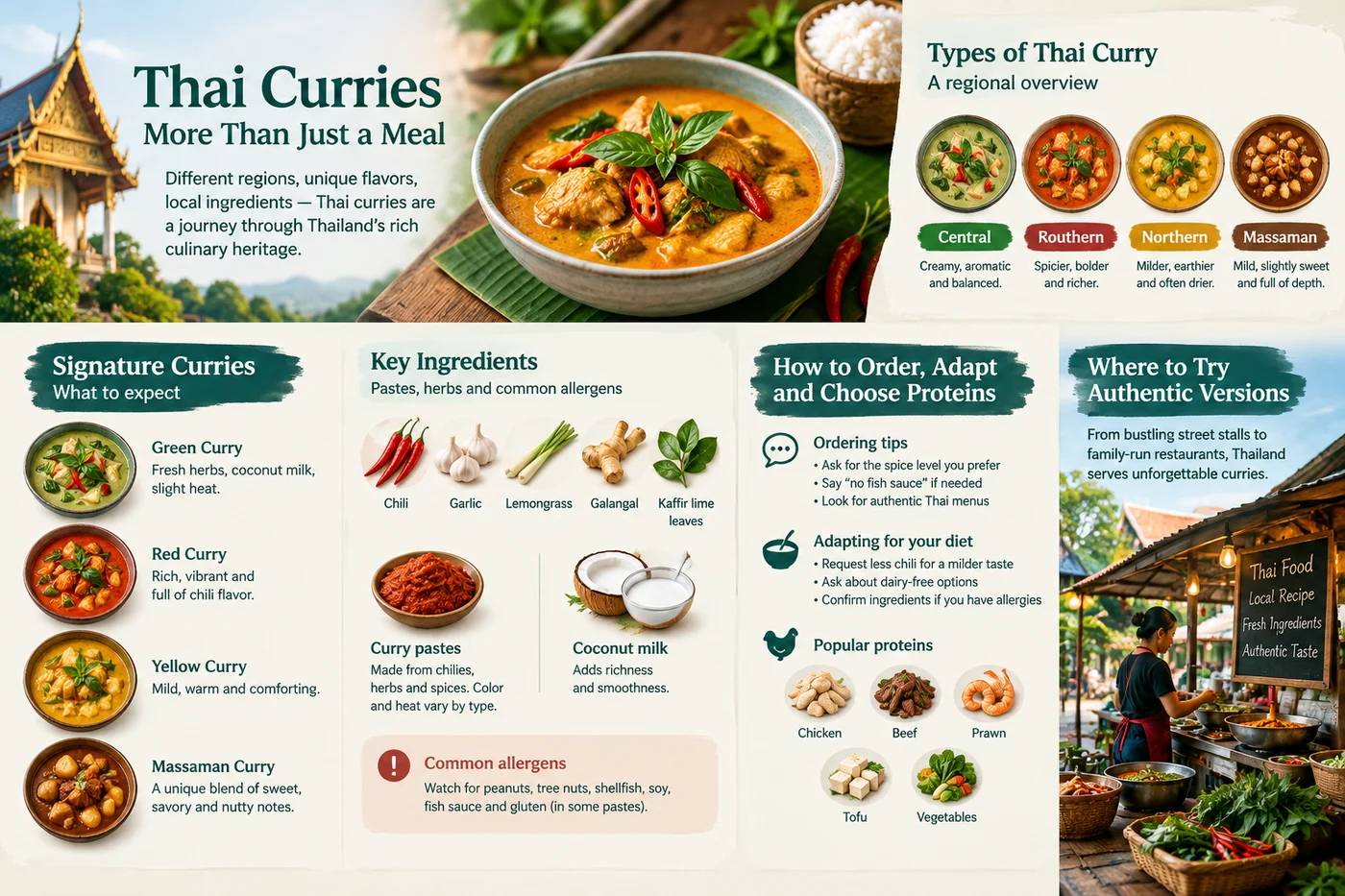 types of Thai curry