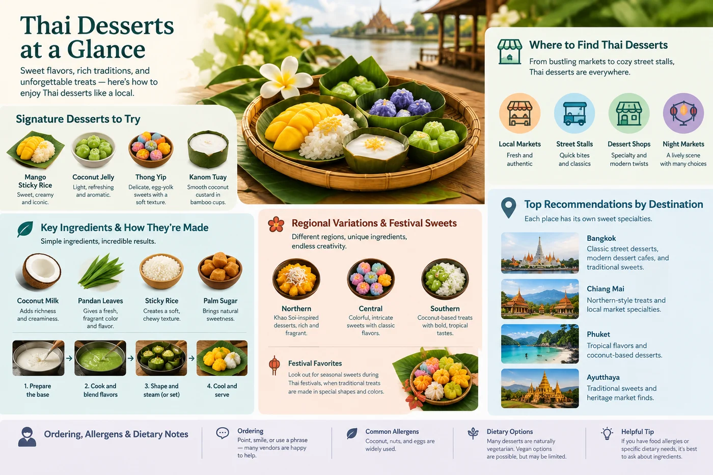 Thai desserts