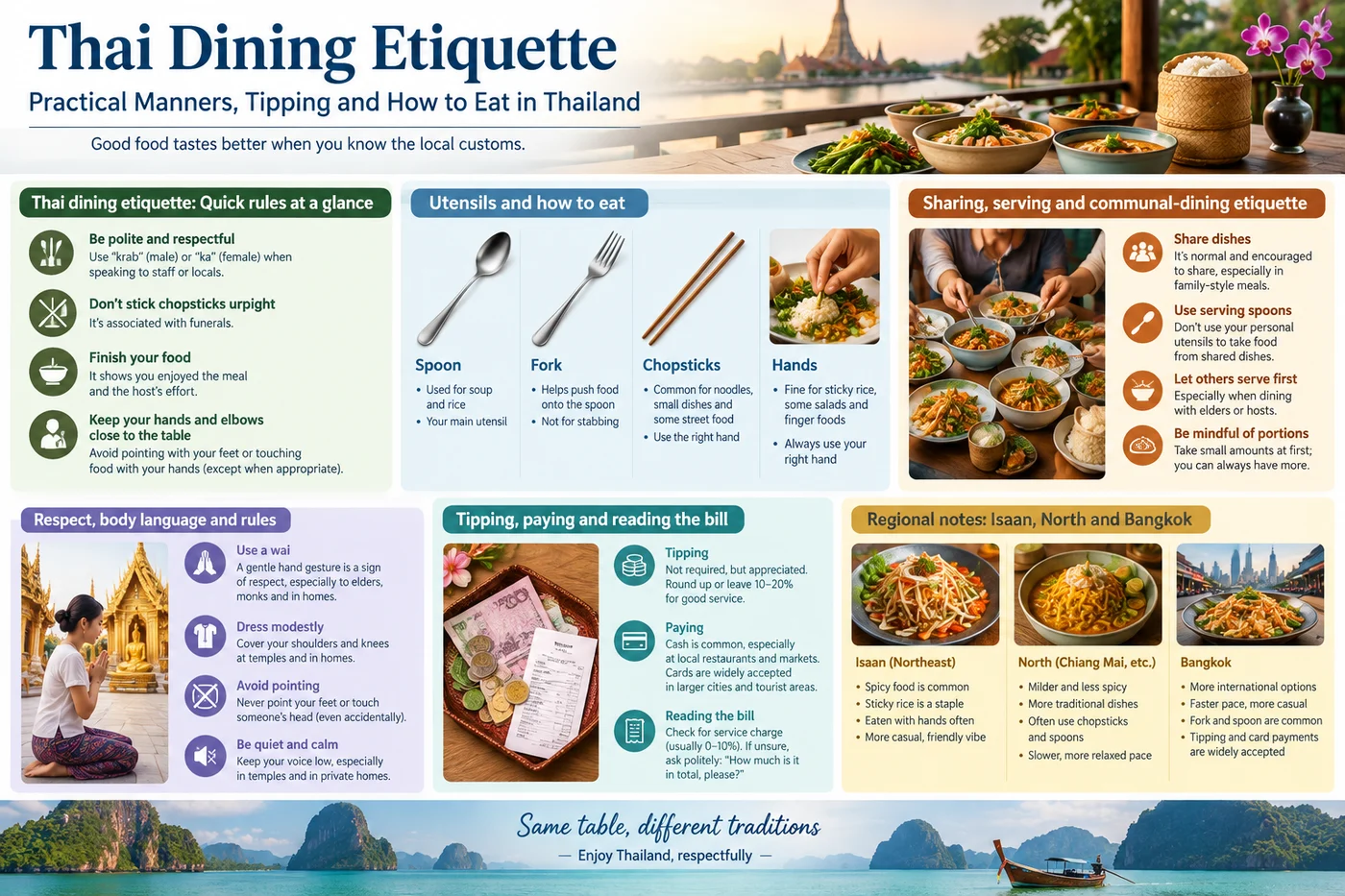 Thai dining etiquette