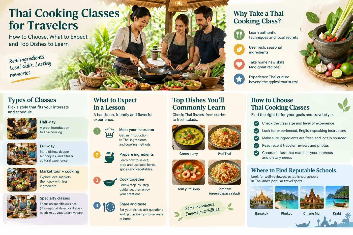 Thai cooking classes