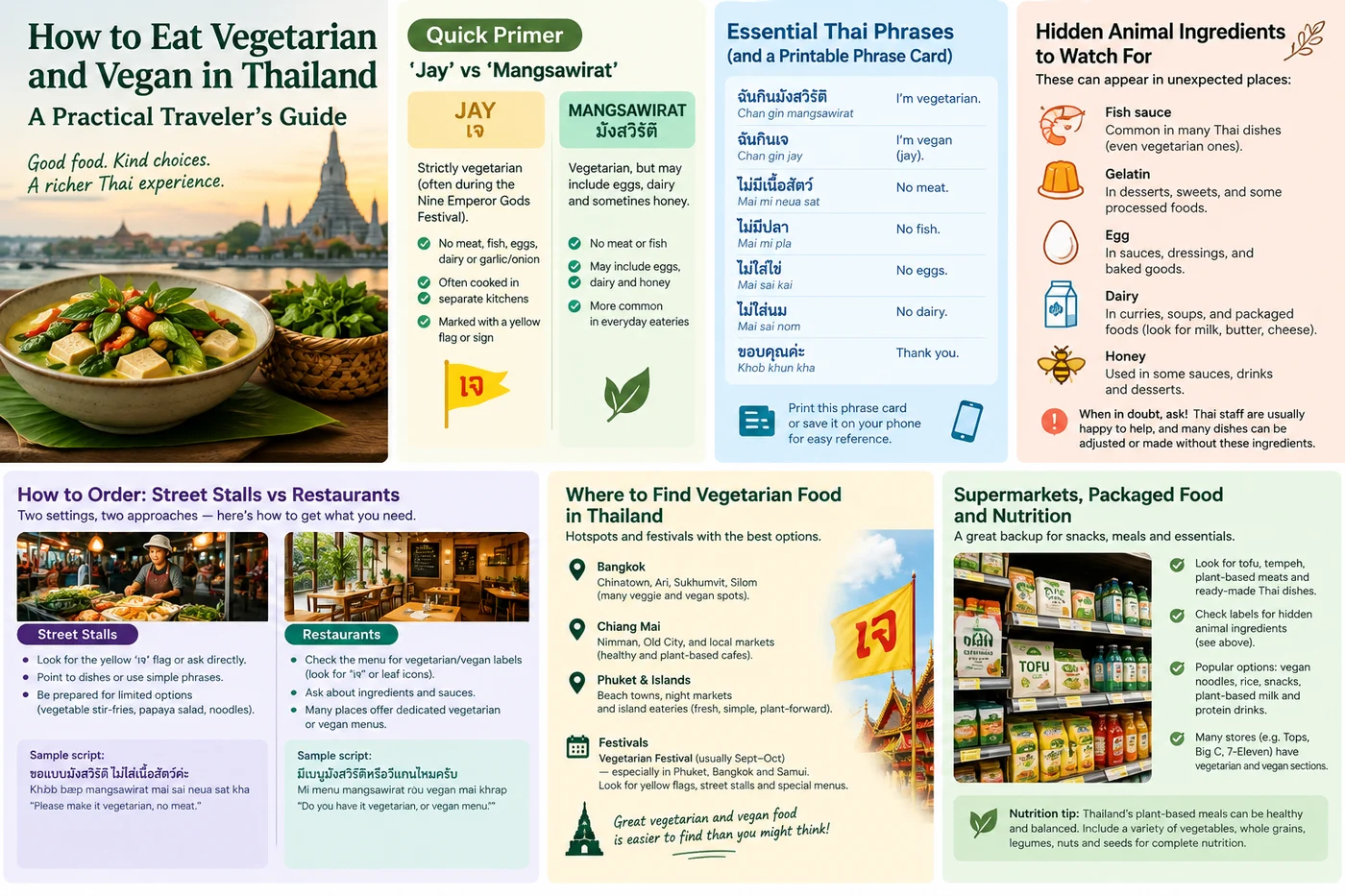 vegetarian food in Thailand