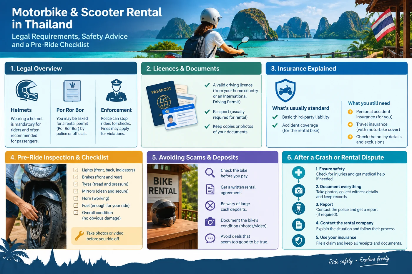 motorbike rental Thailand
