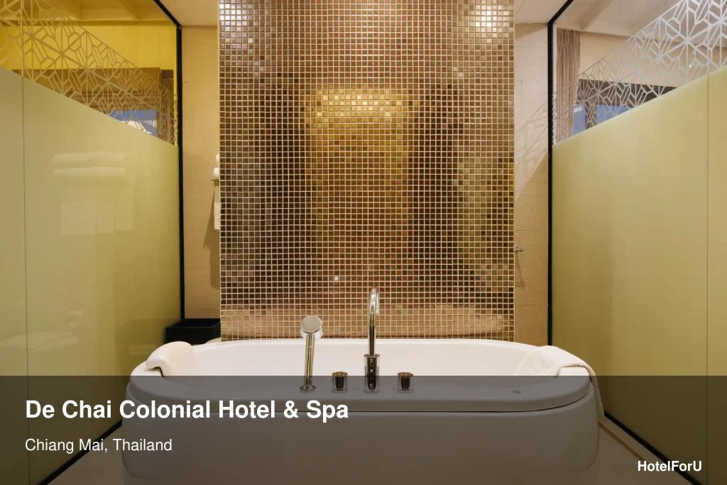 De Chai Colonial Hotel: Spa, Pool & Dining in Chiang Mai