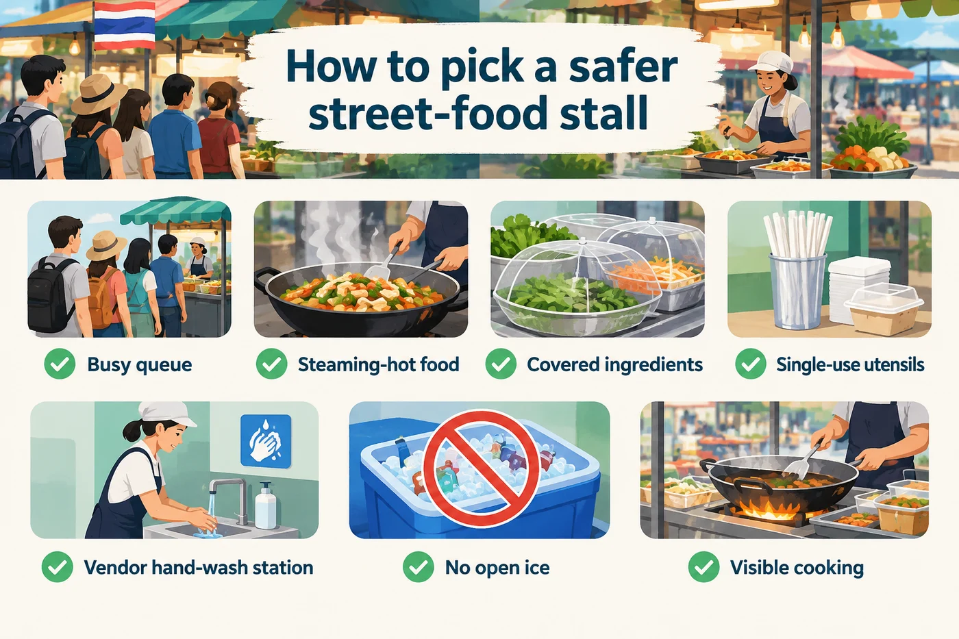 Thailand street food safety