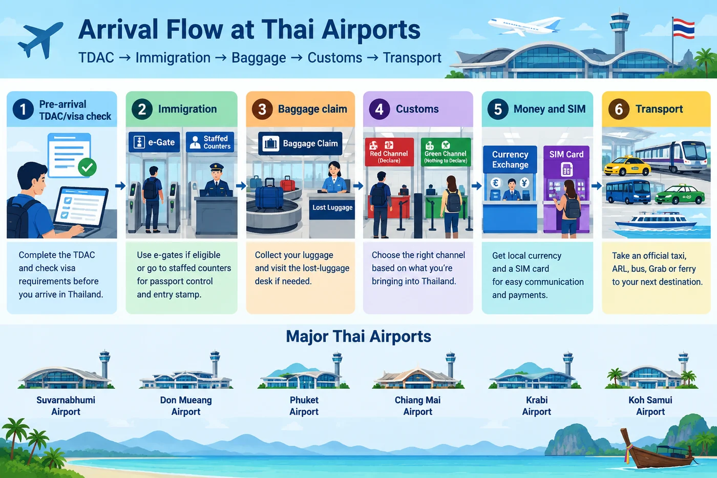 Thailand airport guide