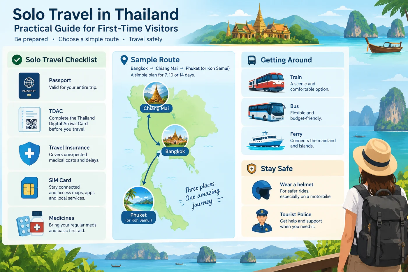 solo travel in Thailand