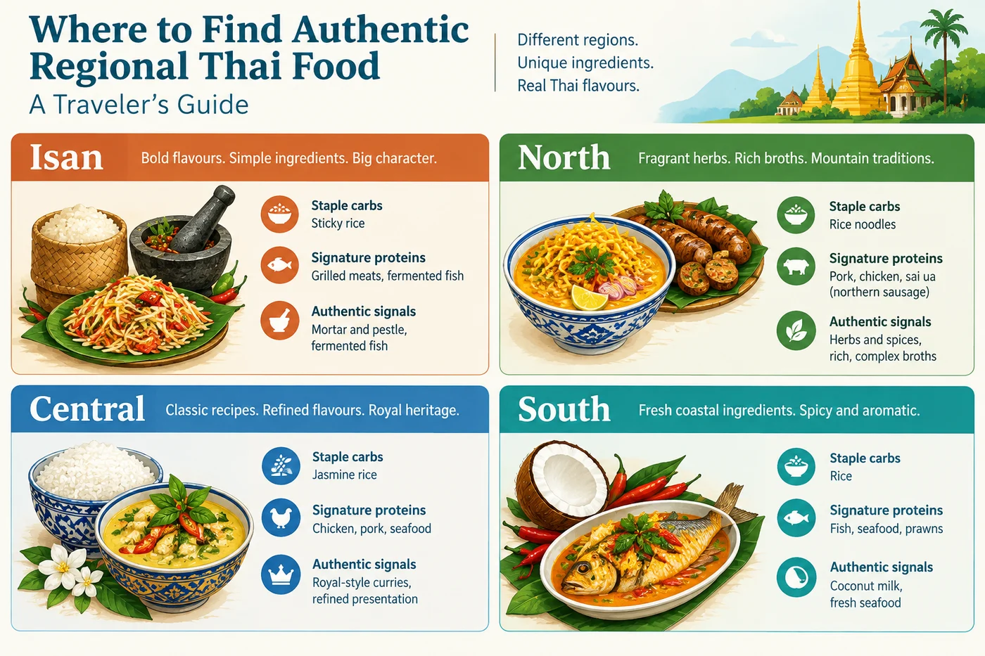 authentic regional Thai food