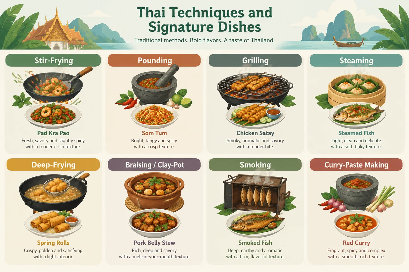 Thai cooking techniques