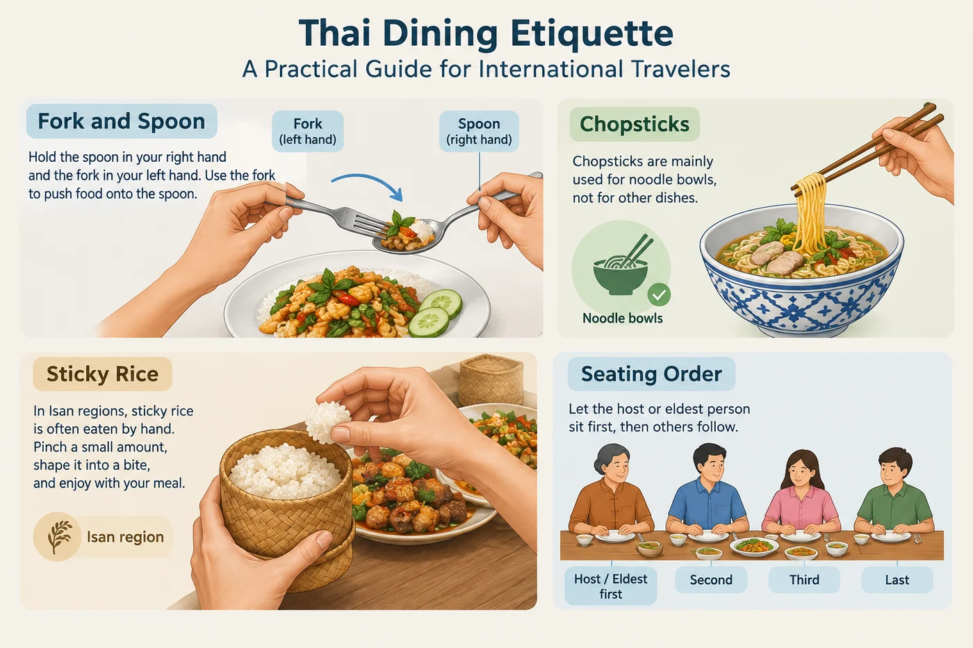 Thai dining etiquette