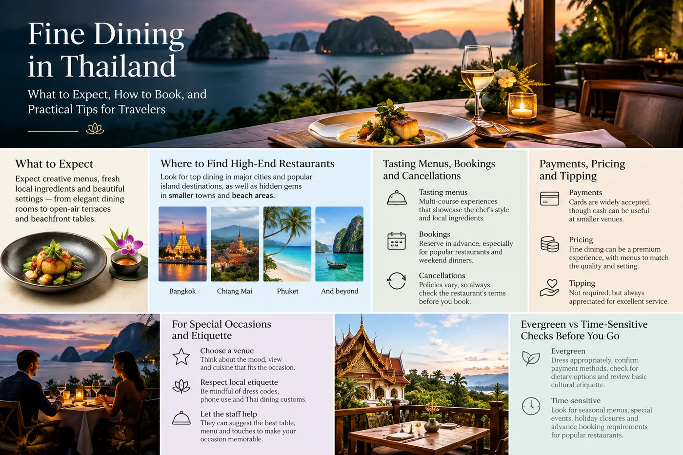 Fine dining in Thailand