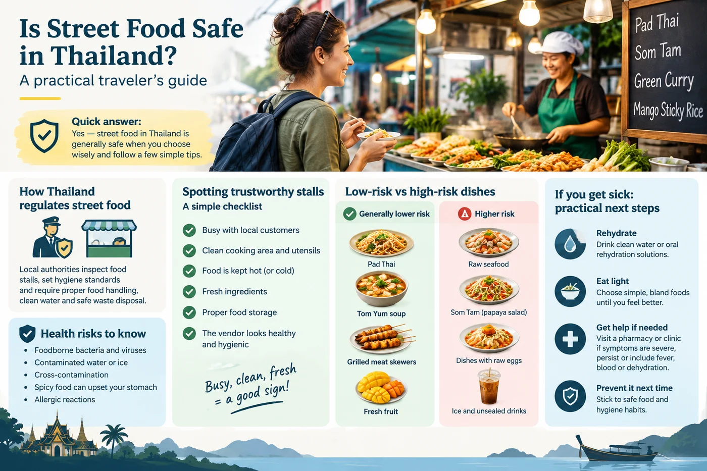 Thailand street food safety