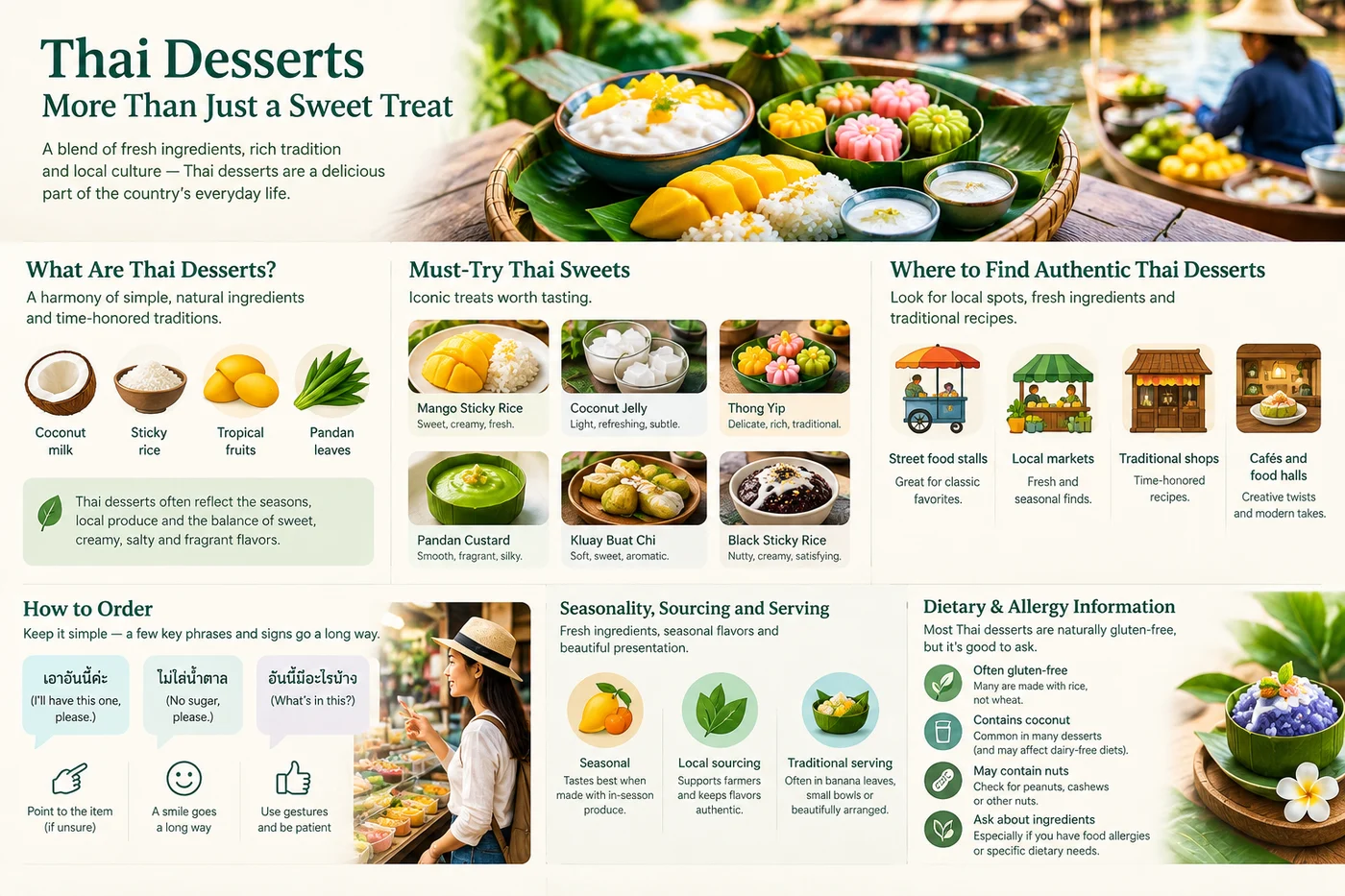 Thai desserts