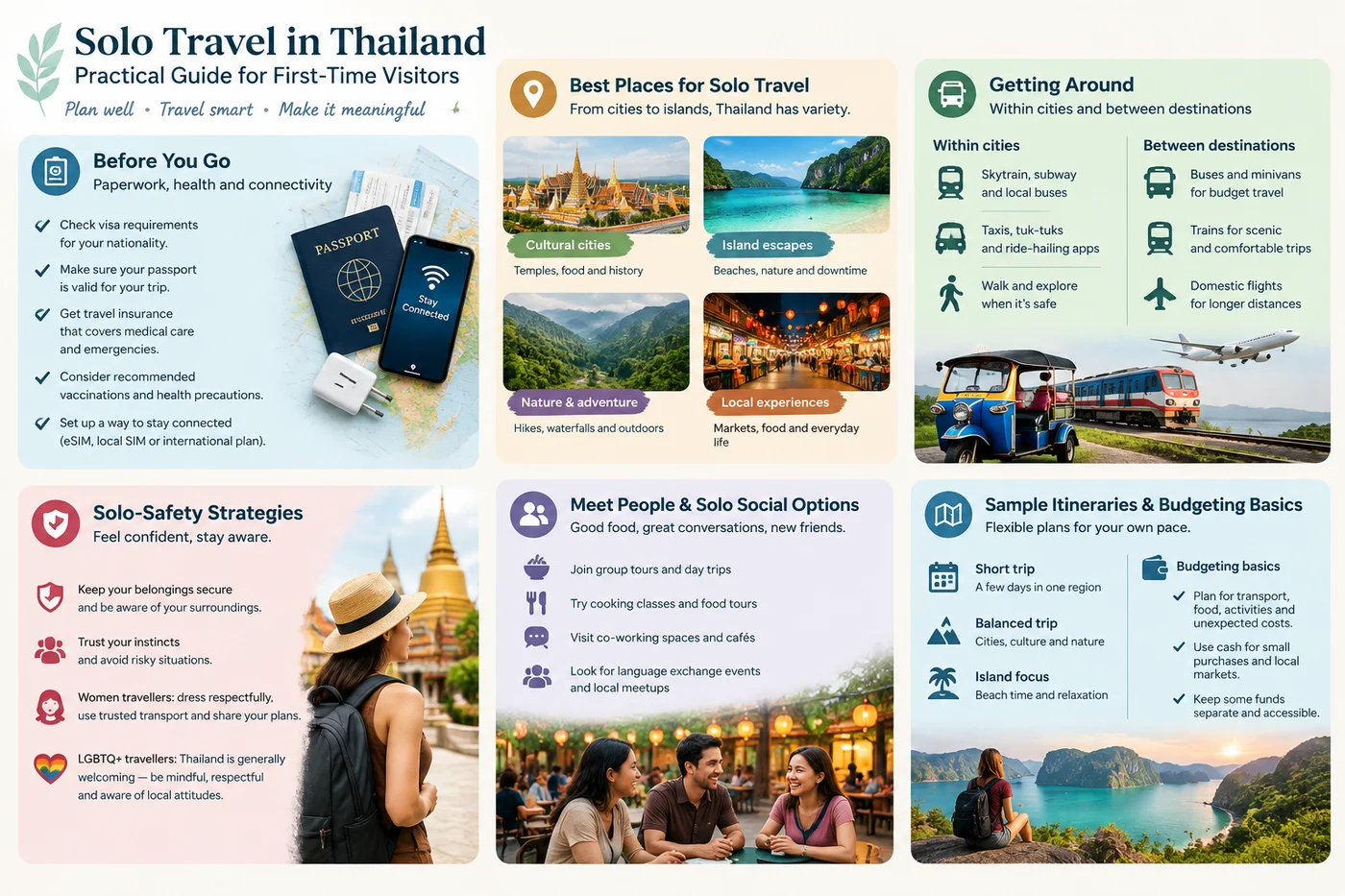 solo travel in Thailand