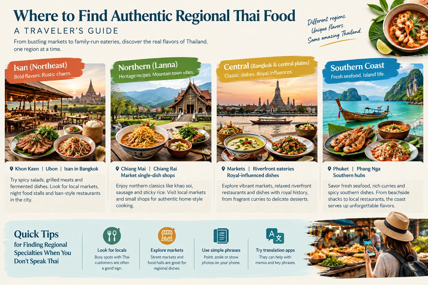 authentic regional Thai food