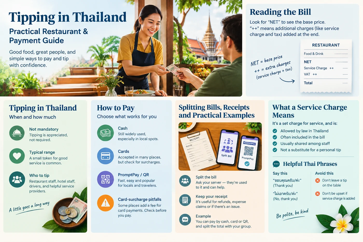 tipping in Thailand