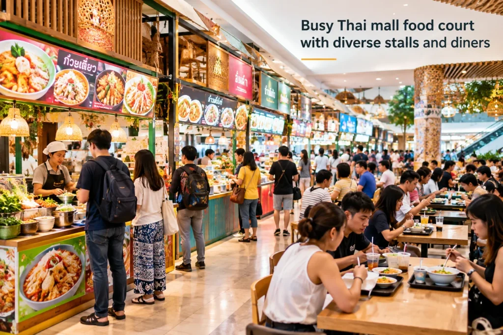 Thai Food Courts: How to Order, Pay and What to Eat