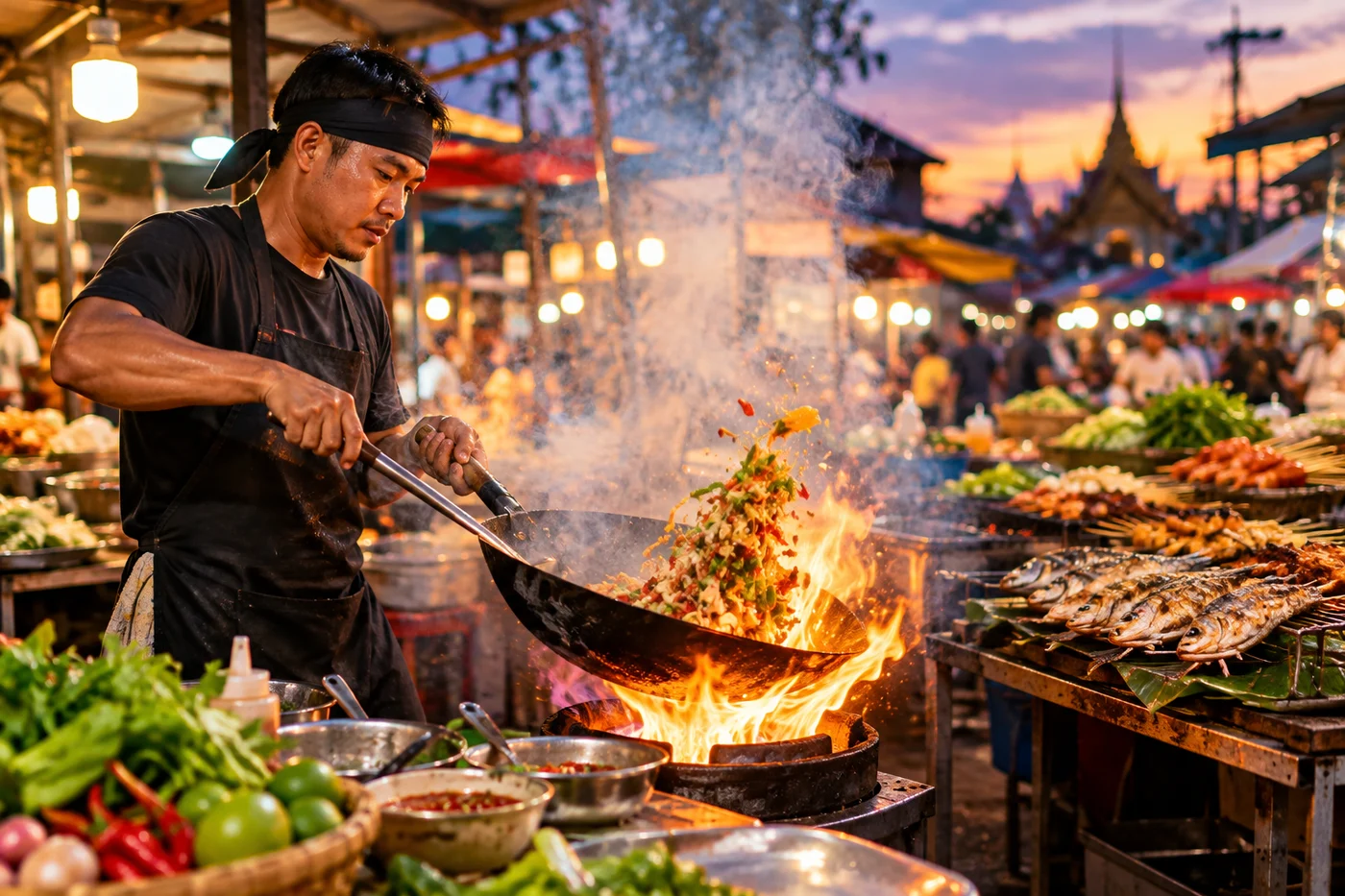 Traditional Thai Cooking Techniques: Stir‑Frying, Pounding, Grilling, Steaming and More