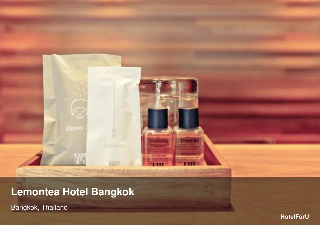 Lemontea Hotel Bangkok — Free Wi-Fi, Parking, Breakfast