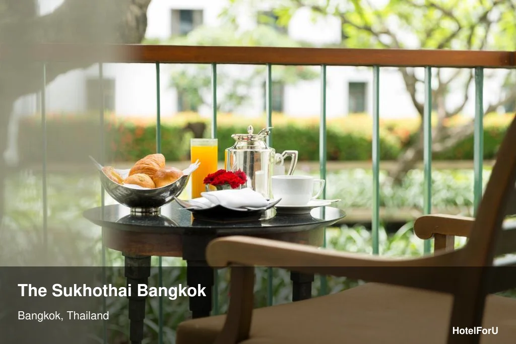 The Sukhothai Bangkok: Luxury Hotel in Sathorn